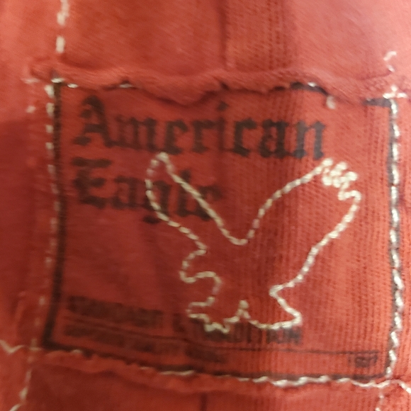 American Eagle Men's quarter button tshirt - Picture 3 of 5